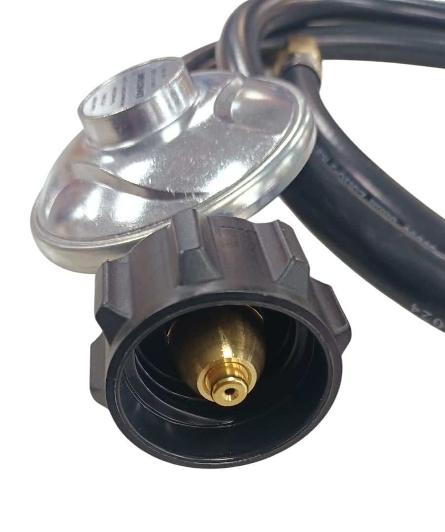 LPG QCC Gas Regulator PVC Hose 1/4" Swivel Nut