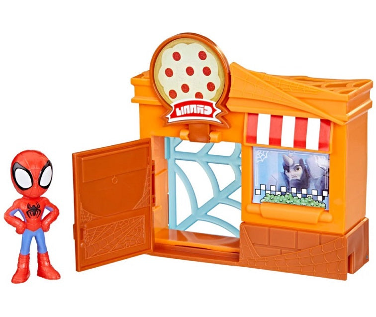Marvel Spidey And His Amazing Friends City Blocks - Pizza Parlor
