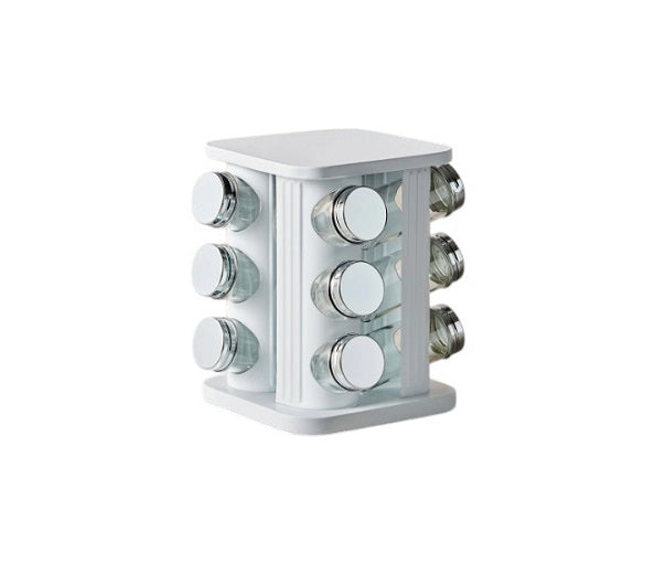 Maxwell & Williams: Astor Spice Rack - White Unfilled (12 Piece Set)