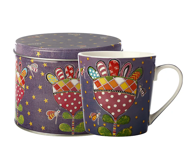 Clearance: Maxwell & Williams: Donna's Garden Mug - Terrific Tulip (350ml)