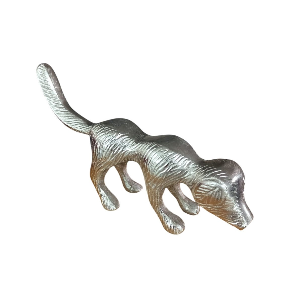 Metal Cast Aluminium Decorative Dog Figurine - MADE IN INDIA