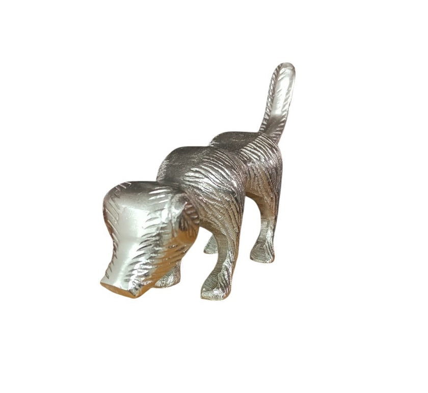 Metal Cast Aluminium Decorative Dog Figurine - MADE IN INDIA