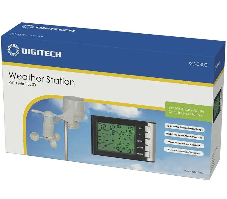 Digitech Mini LCD Display Weather Station XC0400