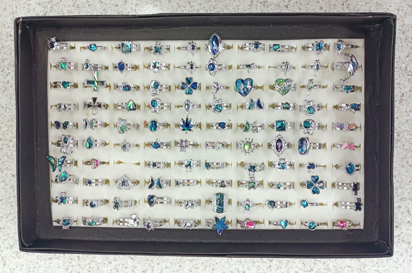 Artificial Mixed Style Rings - ASSORTED