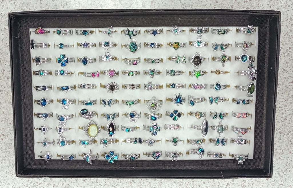 Artificial Mixed Style Rings - ASSORTED