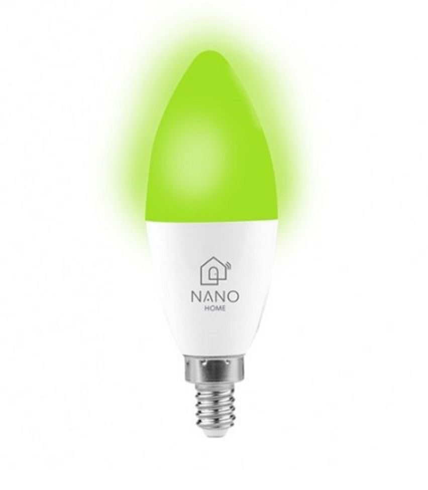 Nanohome Colour / Warm & Cool C37 5W E14 Smart Light Bulb (10 PACK)