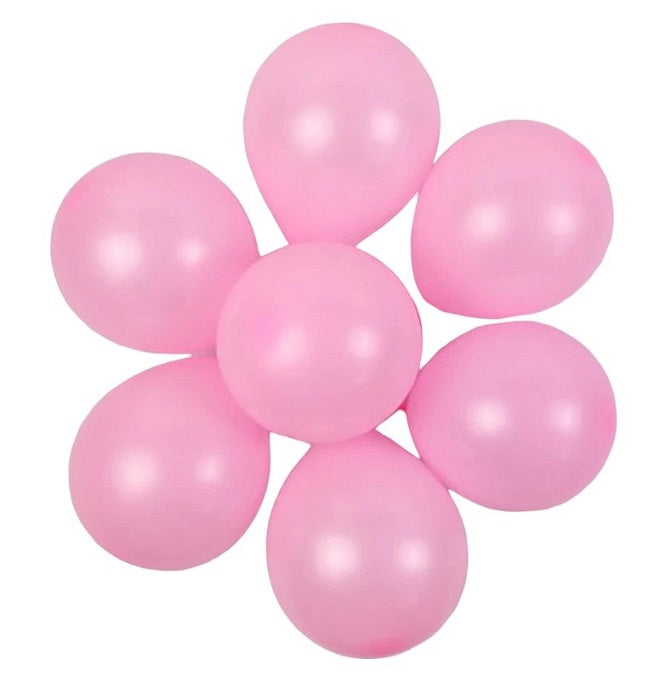 Party Matte Balloons 100 Pack 25Cm