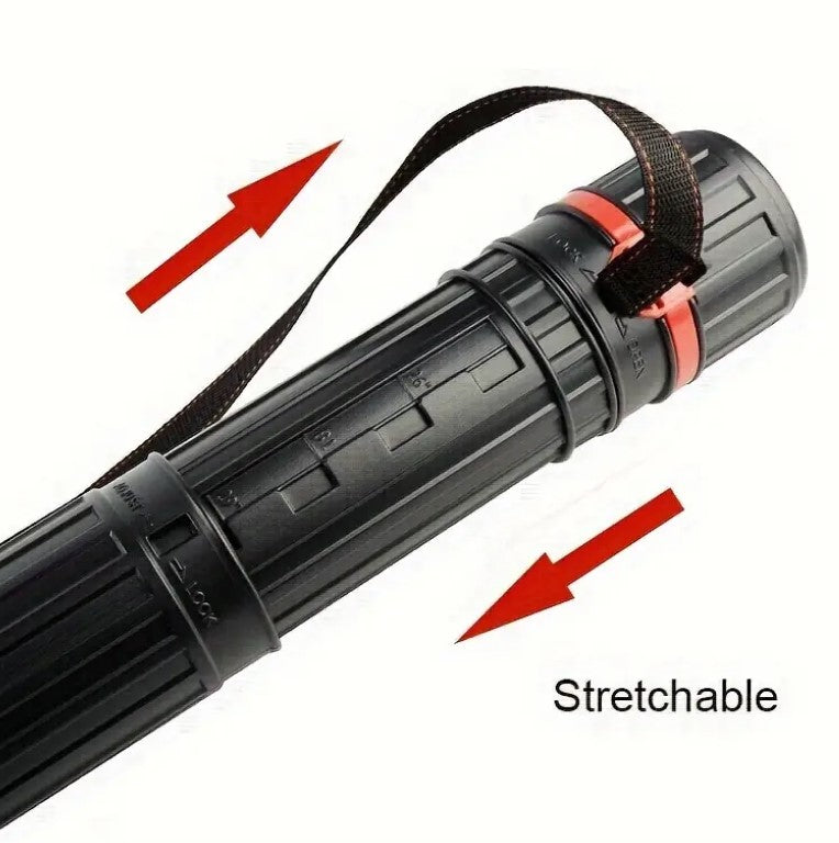 Plastic Storage Tube Black 8cm