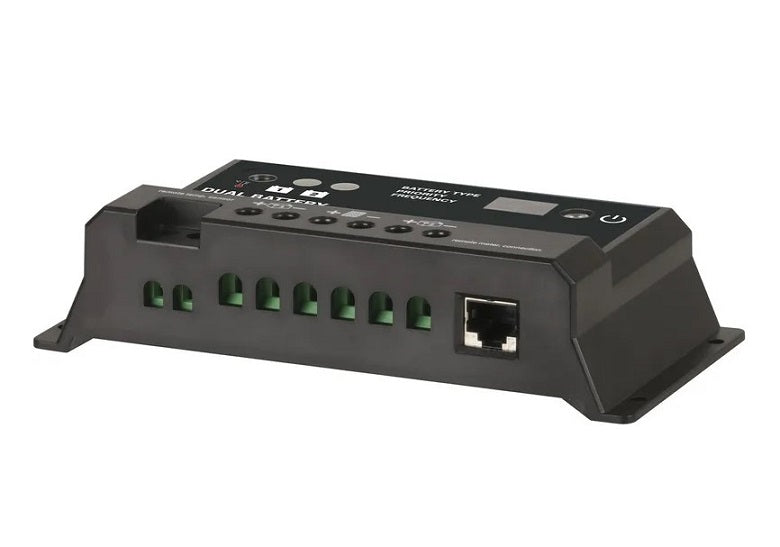 Powertech 10A Dual Battery PWM Solar Charge Controller 12/24V with LED Indicator MP3760