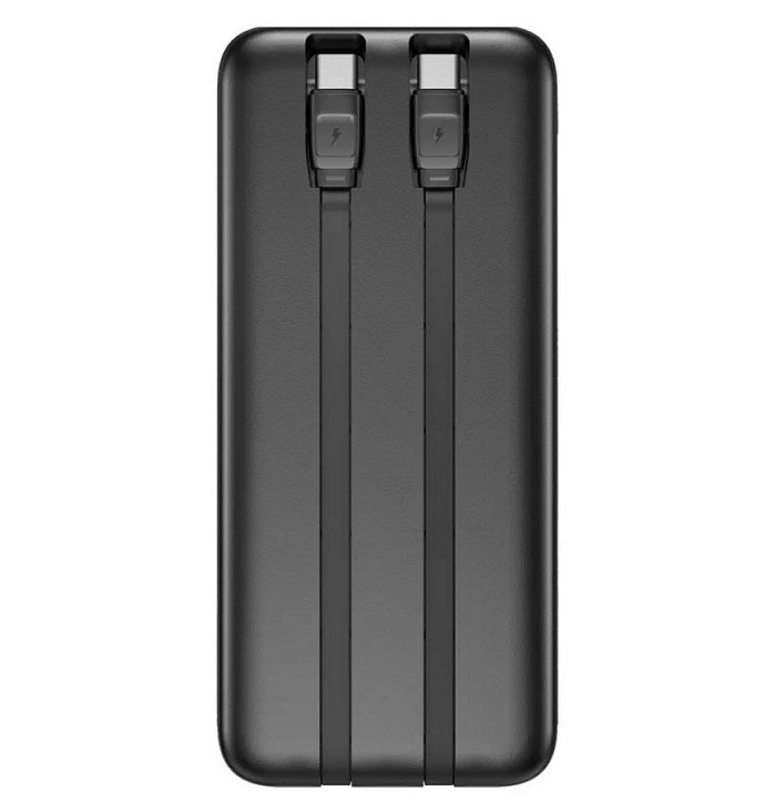 Powertech 20000mAh Power bank With Built-in Cables MB3865