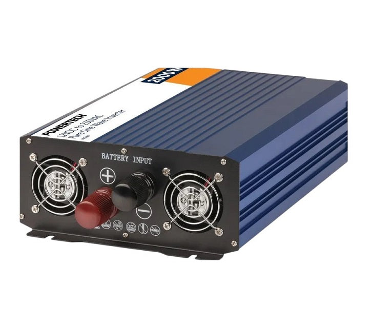 Powertech 2000W 12VDC to 230VAC Pure Sine Wave Inverter MI5740