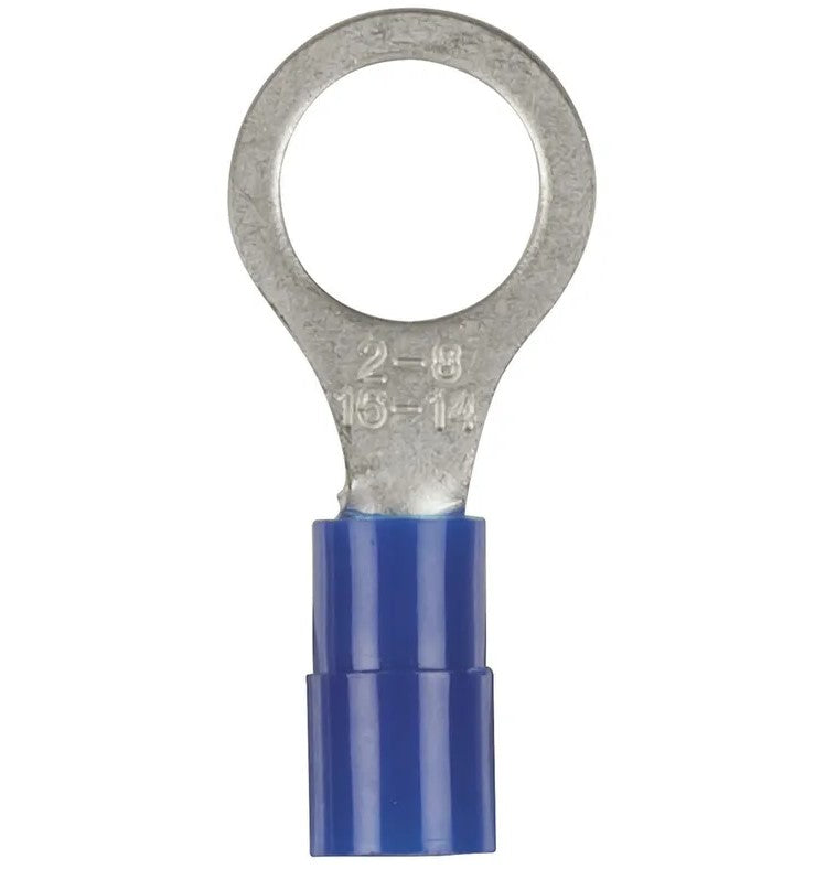 Powertech Blue 8mm Eye Terminal - Pack of 8 PT4618