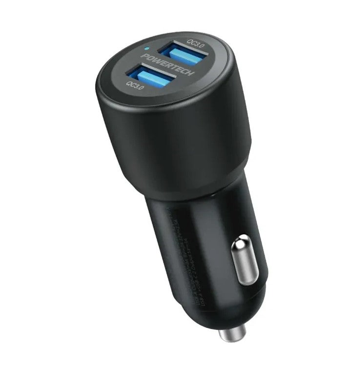 Powertech Dual QC3.0 Car Cigarette Lighter Adaptor MP3685