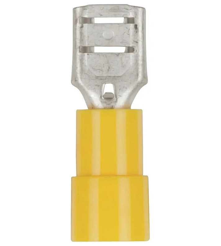 Powertech Female Spade - Yellow - Pack of 8 PT4707