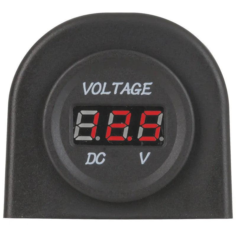 Powertech Panel/Surface Mount LED Voltmeter 5-30VDC QP5582