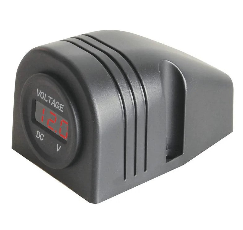 Powertech Panel/Surface Mount LED Voltmeter 5-30VDC QP5582
