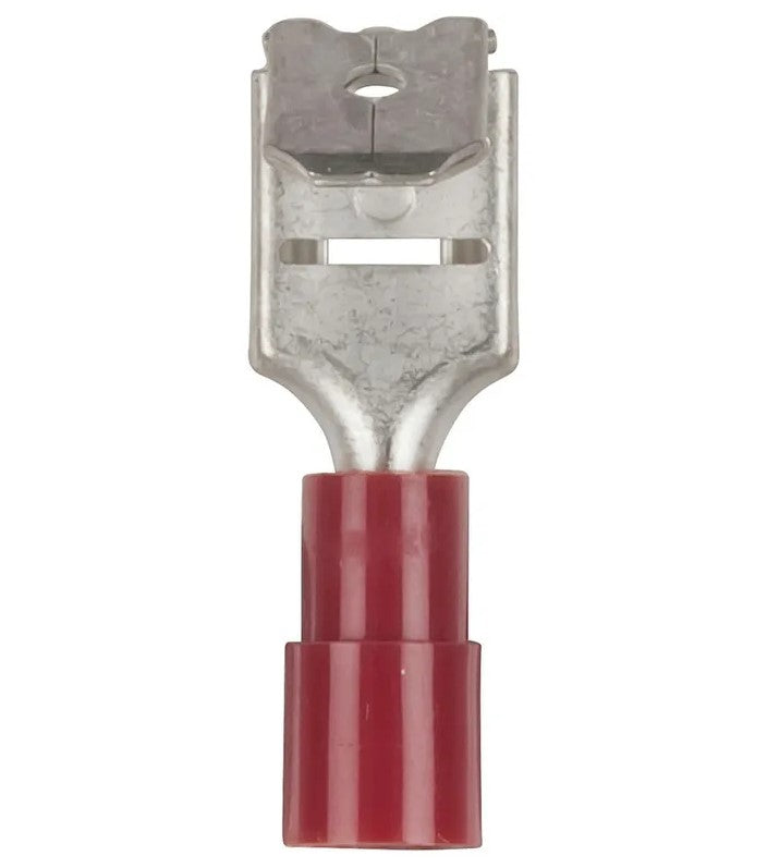 Powertech Piggy Back Female Spade - Red - Pack of 8 PT4510