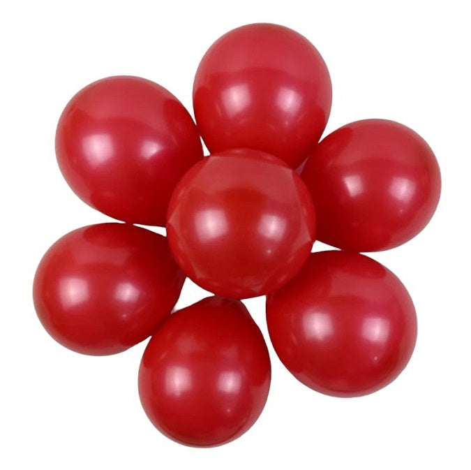 Party Matte Balloons 100 Pack 25Cm