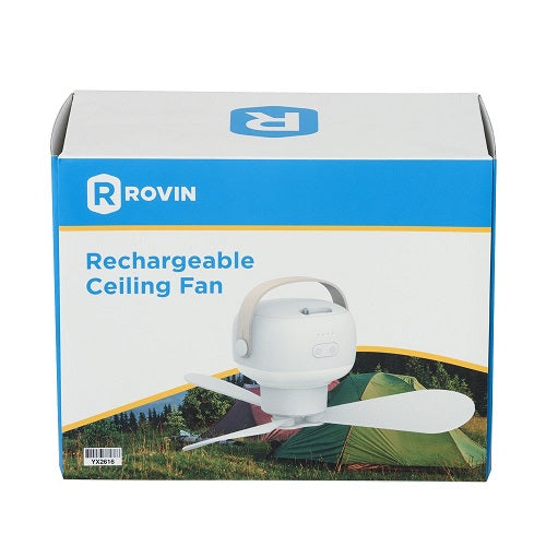 Rovin Rechargeable Ceiling Fan 265MM Diameter YX2616