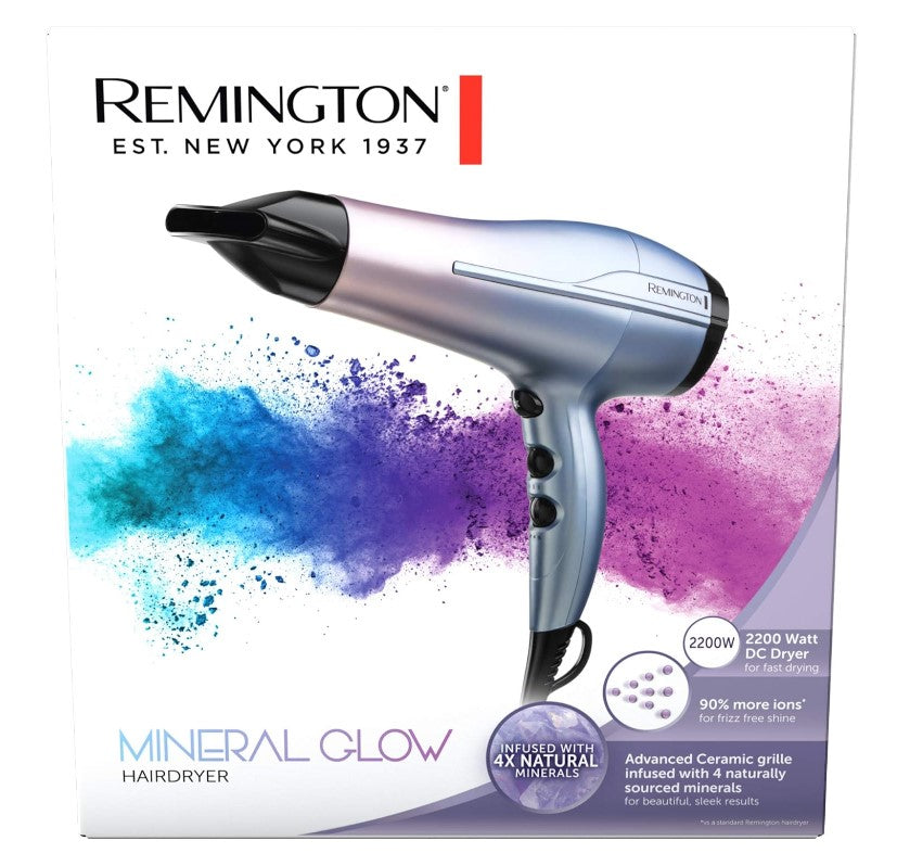 Remington Mineral Glow Hairdryer 2200W D5408AU