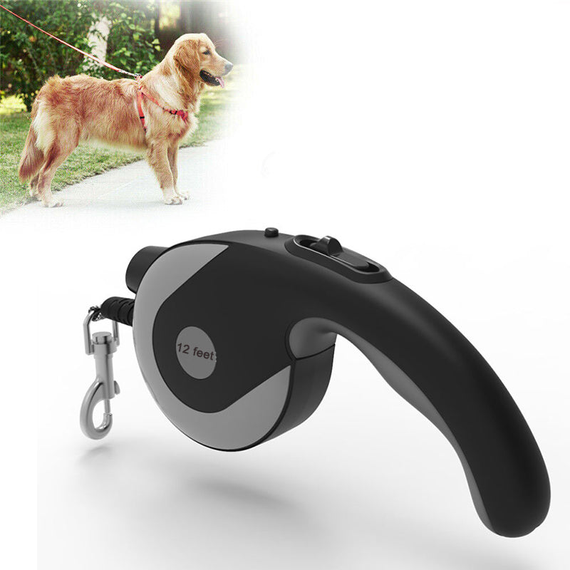 Retractable Lightweight LED Pet Leash - Medium/Large Dogs