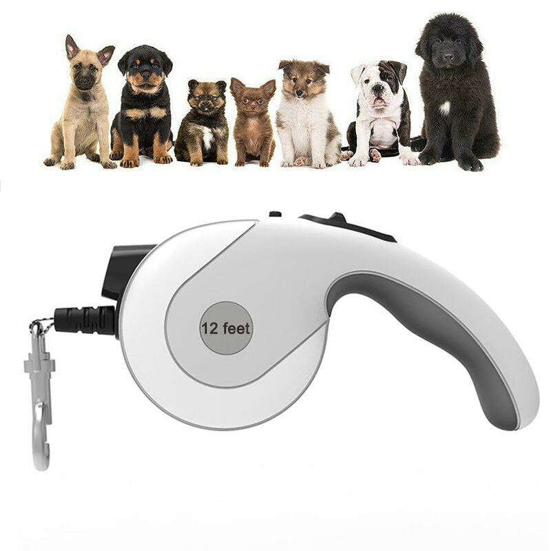 Retractable Lightweight LED Pet Leash - Medium/Large Dogs