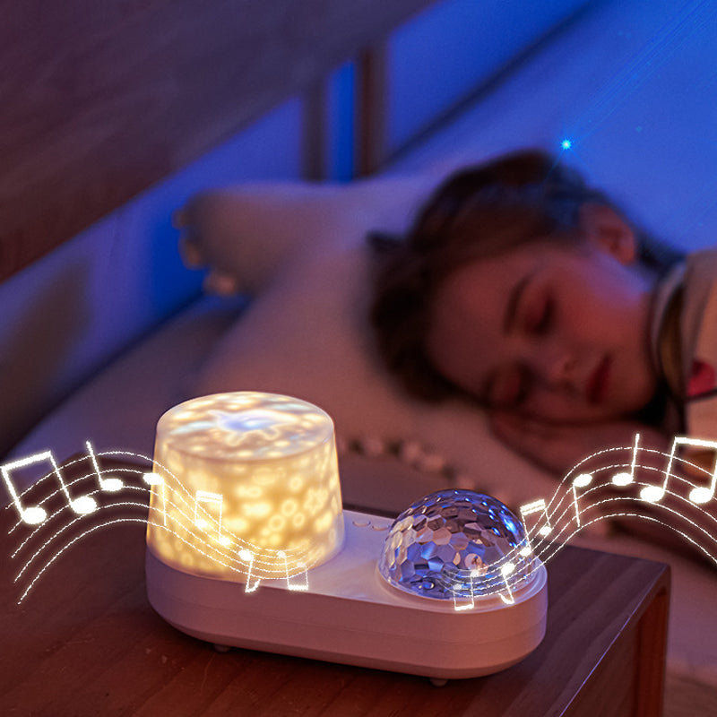 Rotating Music Starry & Ocean Projection Night Light