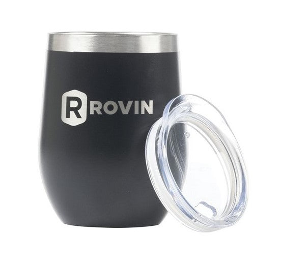 Rovin 350ml Stainless Steel Cup with Lid
