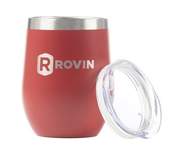 Rovin 350ml Stainless Steel Cup with Lid