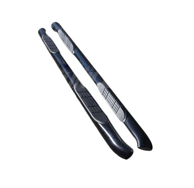 Running Board Side Steps for Toyota Hilux Revo Rocco 2015-Current Black (Round)