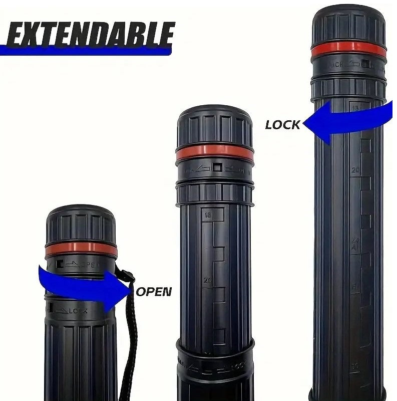 Plastic Storage Tube Black 8cm
