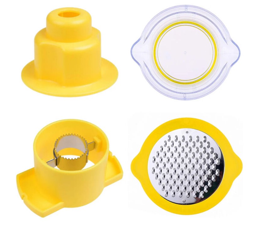 Corn Stripping Tool Corn Cutter & Remover with Built-In Measuring Cup Grater