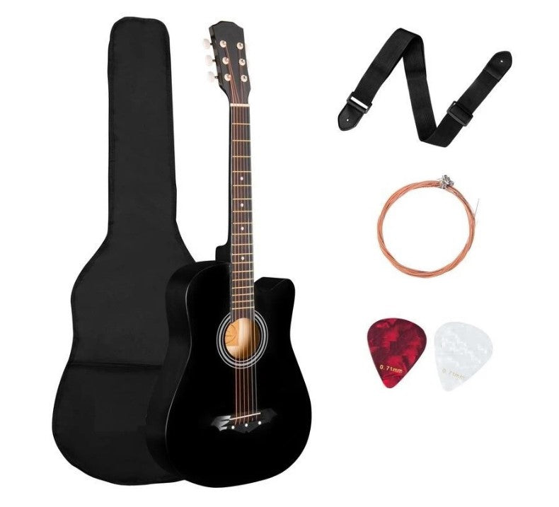 Royale 38" Acoustic Guitar (Black)
