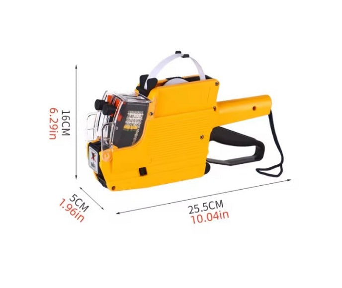 Hongsheng Handheld MX-6600 10 Digits Dual Price Labeller Gun with 10 rolls