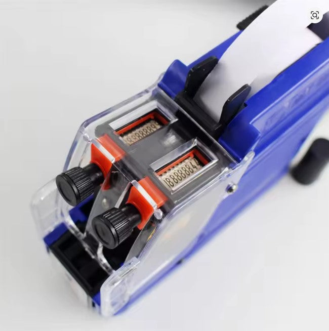 Hongsheng Handheld MX-6600 10 Digits Dual Price Labeller Gun with 10 rolls