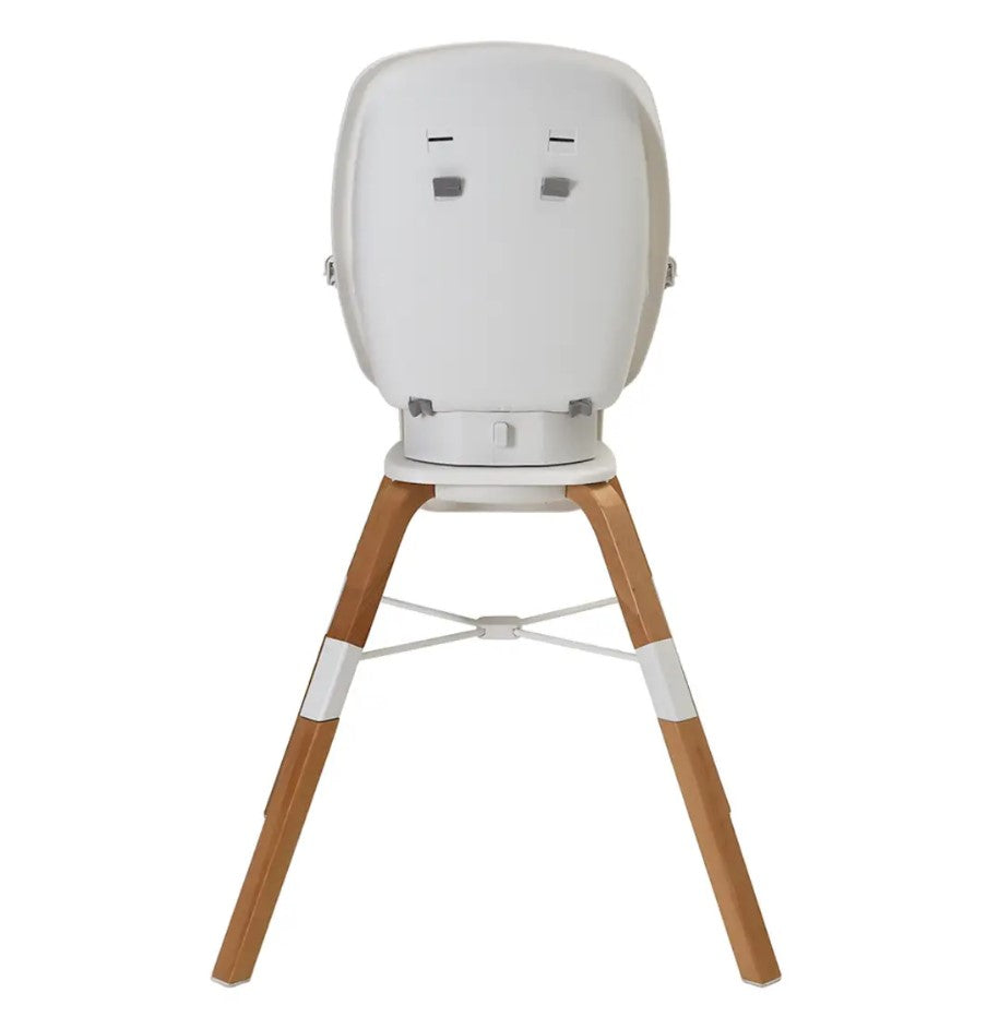 Edinburgh 3-in-1 360° Highchair White/grey/wooden - 4019073 (DEMO UNIT)