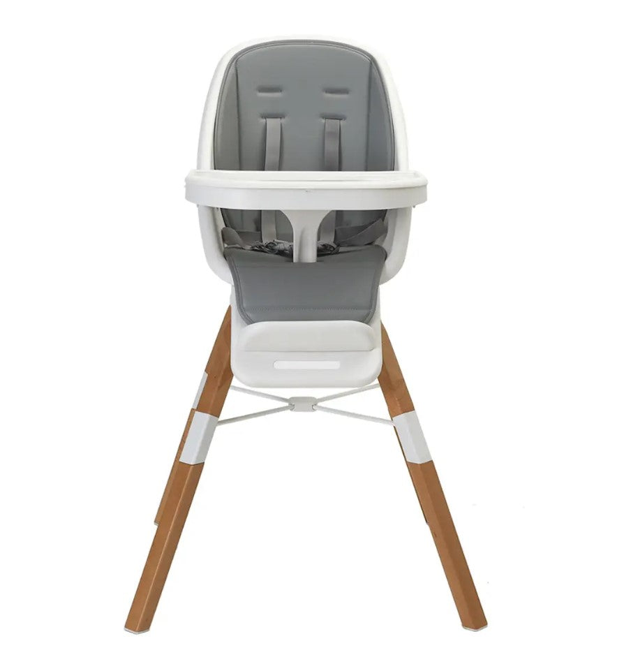 Edinburgh 3-in-1 360° Highchair White/grey/wooden - 4019073 (DEMO UNIT)