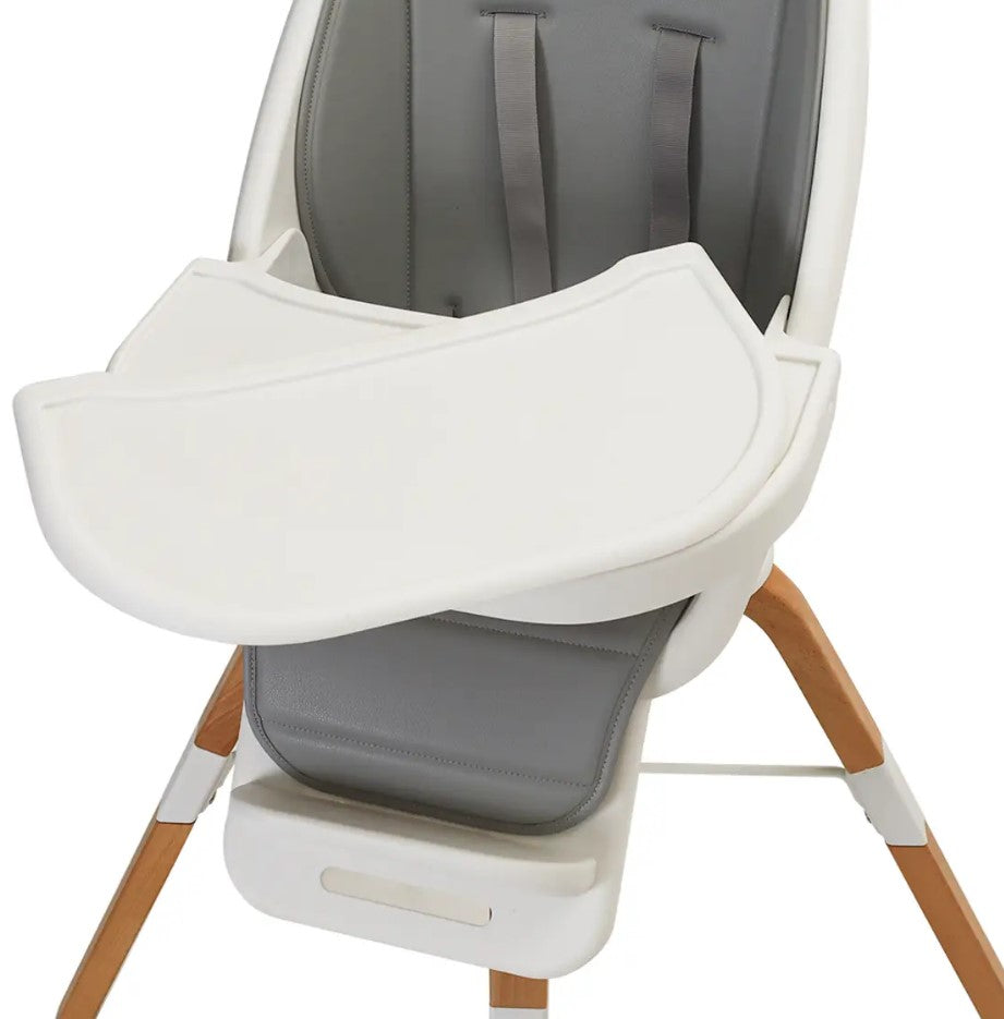 Edinburgh 3-in-1 360° Highchair White/grey/wooden - 4019073 (DEMO UNIT)