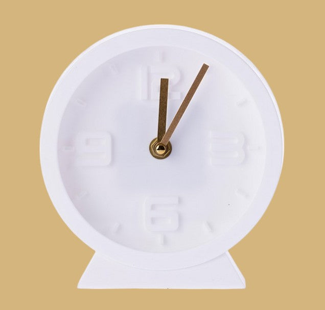 Home Co. Lara Table Clock White