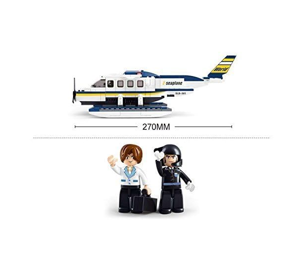 Sluban Aviation Seaplane Building Block-214PCS M38-B0361