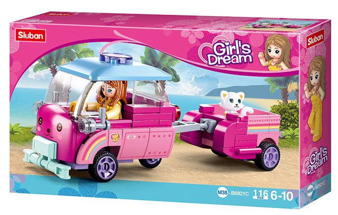 Sluban Girl's dream Transport Series M38-B0921 ASSORTED