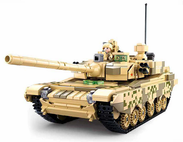 Sluban Model Bricks-99A Main Battle Tank 2 In 1 M38-B0790 893pcs
