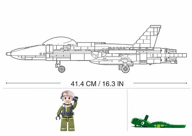 Sluban Model Bricks Super Bumblebee Fighter M38-B0928 682pcs
