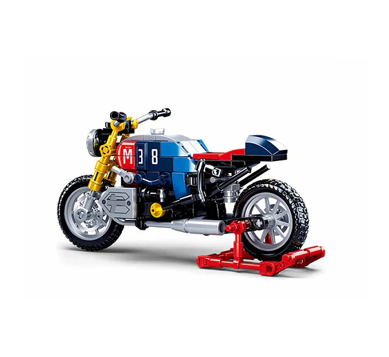 Sluban Modelbricks Cafe Racer Motorcycle 197pcs M38-B0958