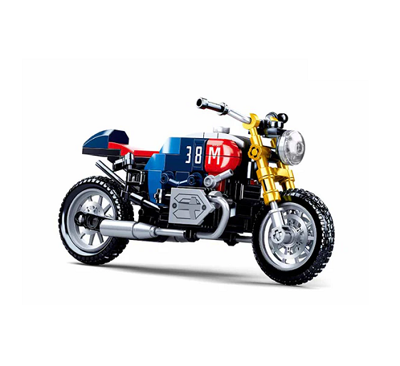 Sluban Modelbricks Cafe Racer Motorcycle 197pcs M38-B0958
