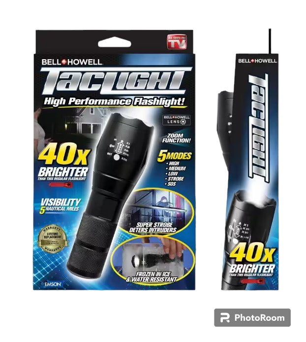 Tac Light 40x Brighter High Performance Flashlight