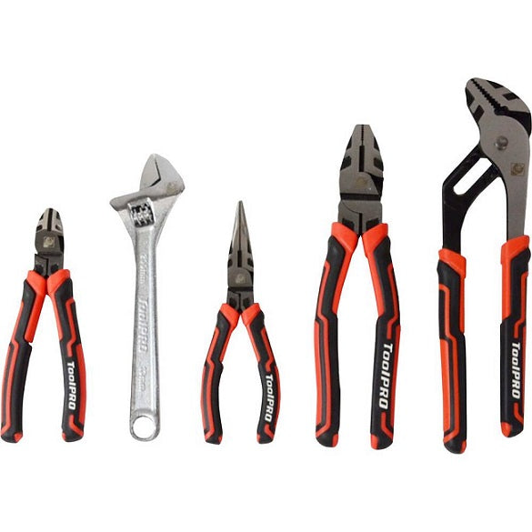 ToolPRO Plier And Wrench Set 5 Piece