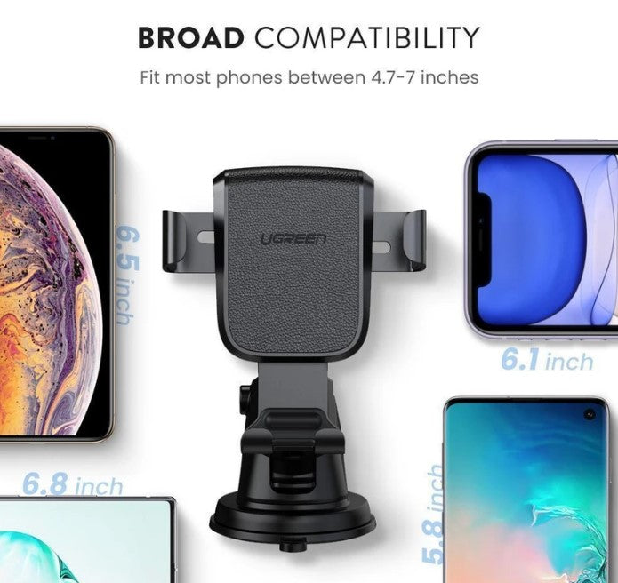 Ugreen Gravity Phone Holder with Suction Cup (Black)