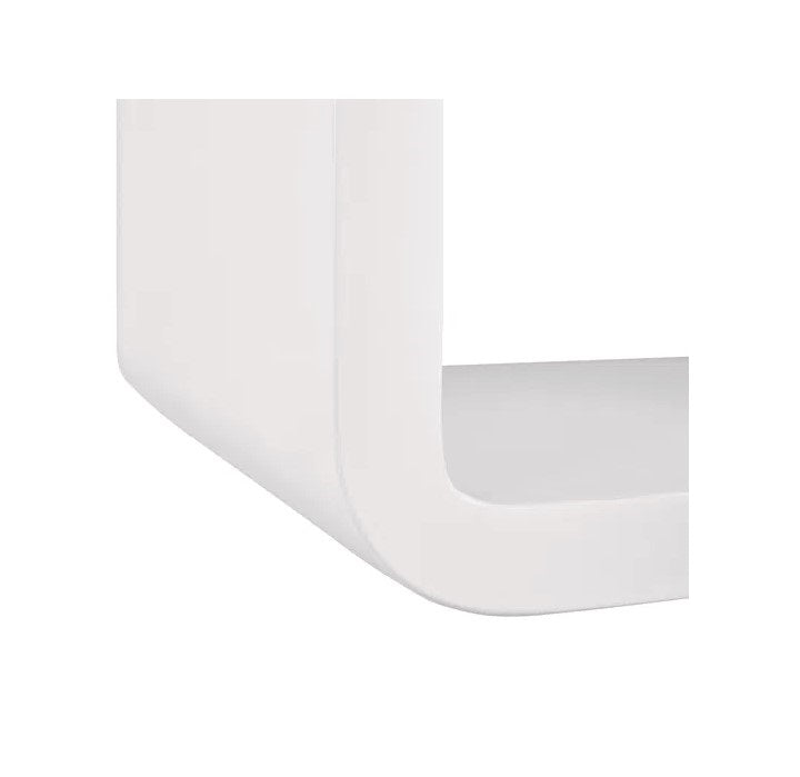 Wall-Mounted Rectangular Trio Wandregal Set - WHITE