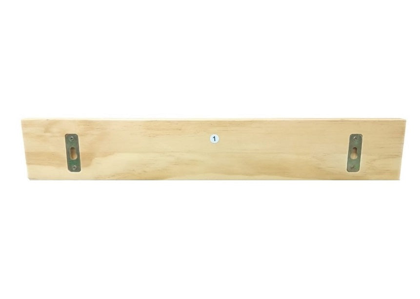 Fraser Country: Pine 9 Hook Rack - Natural 550 x 100mm